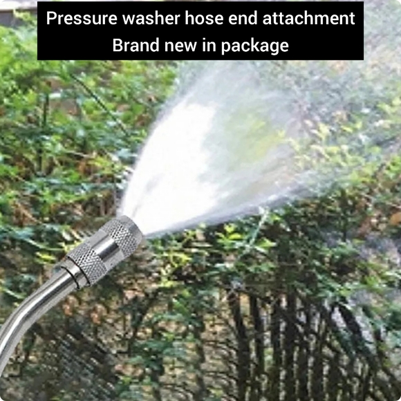 Pressure washer hose end attachment Brand new in package black color - Picture 2 of 8